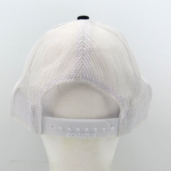 Dep Ag Services Embroidered Logo Men's Trucker Style Mesh Back Snapback Cap Hat - Picture 6 of 8